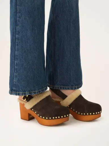 Chloé Jeannette wedge clog | Thumbnail 3 Chloé Jeannette wedge clog | Thumbnail 3