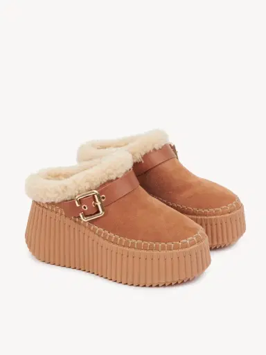 Chloé Nama wedge mule | Thumbnail 4 Chloé Nama wedge mule | Thumbnail 4