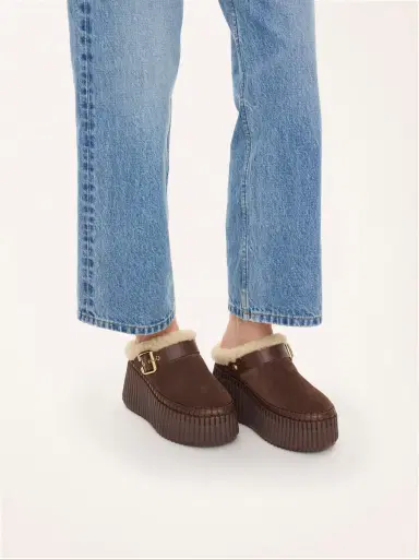 Chloé Nama wedge mule | Thumbnail 4 Chloé Nama wedge mule | Thumbnail 4