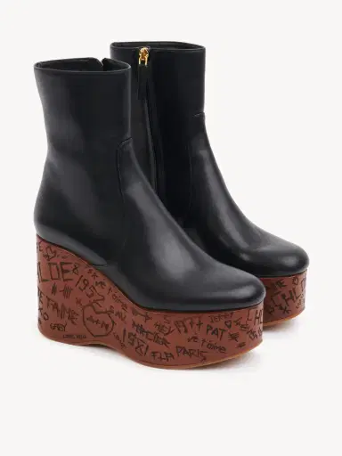 Chloé Maxime wedge ankle boot | Thumbnail 3 Chloé Maxime wedge ankle boot | Thumbnail 3