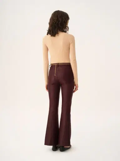 Chloé Flared pants in leather | Thumbnail 6 Chloé Flared pants in leather | Thumbnail 6
