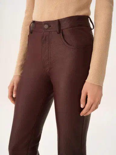 Chloé Flared pants in leather | Thumbnail 7 Chloé Flared pants in leather | Thumbnail 7