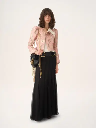 Chloé Fluid maxi skirt in silk mousseline | Thumbnail 3 Chloé Fluid maxi skirt in silk mousseline | Thumbnail 3