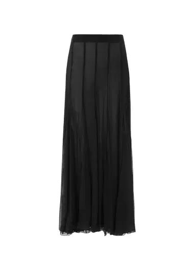 Chloé Fluid maxi skirt in silk mousseline | Thumbnail 1 Chloé Fluid maxi skirt in silk mousseline | Thumbnail 1