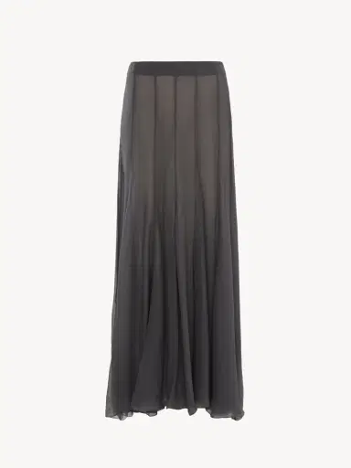 Chloé Fluid maxi skirt in silk mousseline | Thumbnail 2 Chloé Fluid maxi skirt in silk mousseline | Thumbnail 2