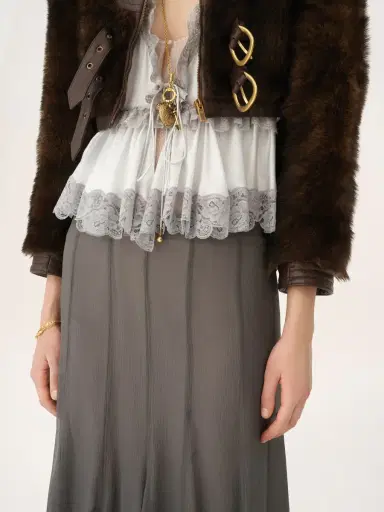 Chloé Fluid maxi skirt in silk mousseline | Thumbnail 7 Chloé Fluid maxi skirt in silk mousseline | Thumbnail 7