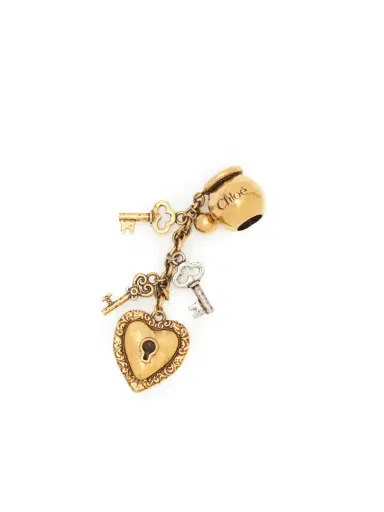 Chloé Sphere Key Dice charm for Bracelet bag in brass | Thumbnail 1 Chloé Sphere Key Dice charm for Bracelet bag in brass | Thumbnail 1