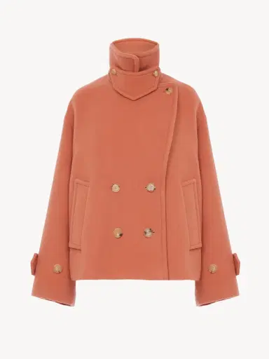 Chloé Oversized short coat in wool | Thumbnail 2 Chloé Oversized short coat in wool | Thumbnail 2