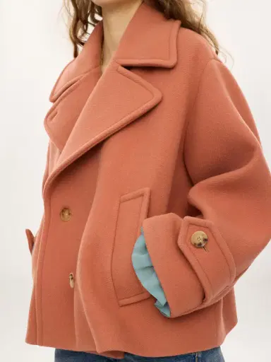 Chloé Oversized short coat in wool | Thumbnail 6 Chloé Oversized short coat in wool | Thumbnail 6