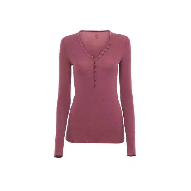 Henley shirt in a merino wool knit Henley shirt in a merino wool knit