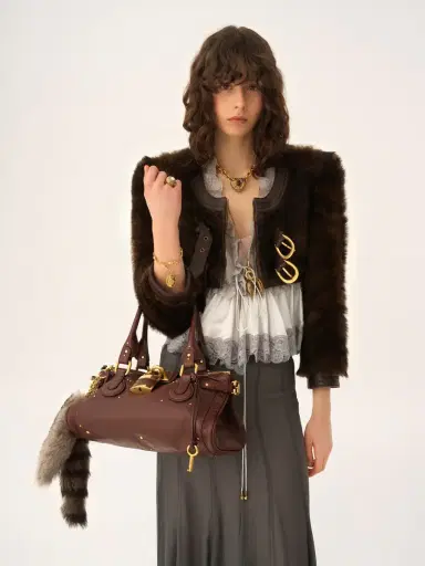 Chloé Paddington bag in grained leather | Thumbnail 3 Chloé Paddington bag in grained leather | Thumbnail 3