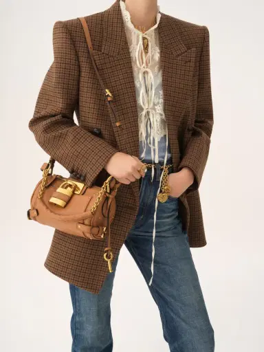 Chloé Small Paddington chain bag in grained leather | Thumbnail 3 Chloé Small Paddington chain bag in grained leather | Thumbnail 3