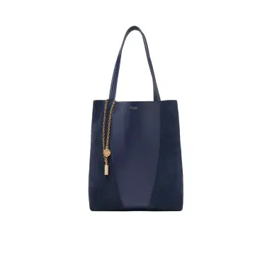 Chloé Chloé Spin tote bag in grained & suede leather | Thumbnail 1 Chloé Chloé Spin tote bag in grained & suede leather | Thumbnail 1