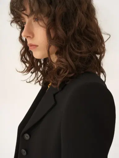 Chloé Cropped Spencer jacket in wool crêpe | Thumbnail 6 Chloé Cropped Spencer jacket in wool crêpe | Thumbnail 6