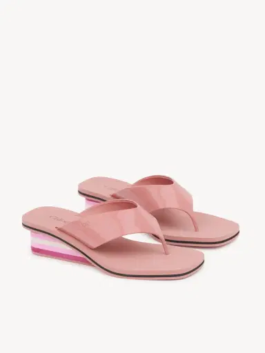 Chloé Swimming Cool wedge sandal | Thumbnail 3 Chloé Swimming Cool wedge sandal | Thumbnail 3