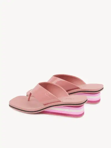 Chloé Swimming Cool wedge sandal | Thumbnail 6 Chloé Swimming Cool wedge sandal | Thumbnail 6