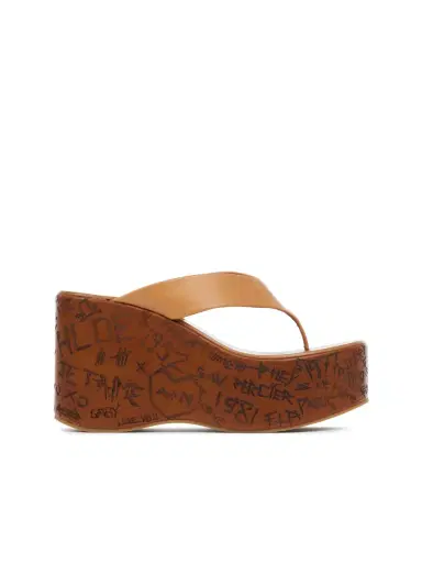 Chloé Maxime wedge slide | Thumbnail 2 Chloé Maxime wedge slide | Thumbnail 2