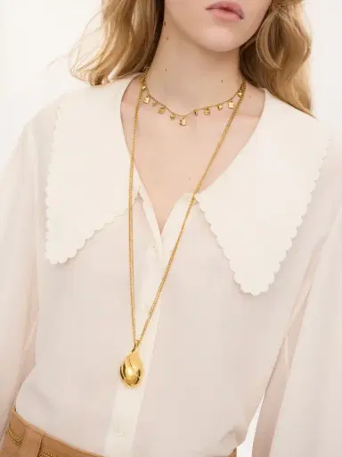 Chloé Puff-sleeve blouse in crêpe de chine | Thumbnail 6 Chloé Puff-sleeve blouse in crêpe de chine | Thumbnail 6