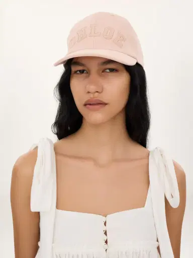 Chloé The Chloé Signature cap in denim | Thumbnail 3 Chloé The Chloé Signature cap in denim | Thumbnail 3