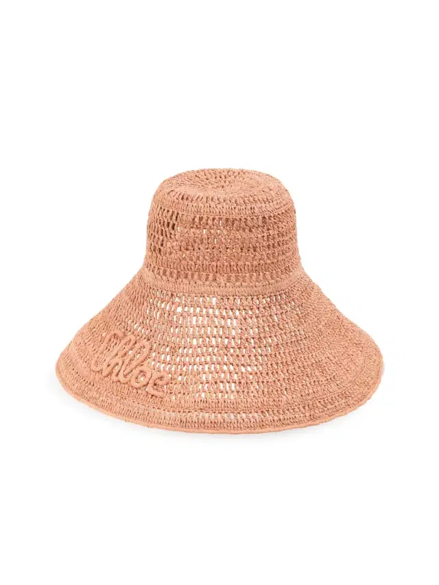 The Chloé Raffia capeline hat The Chloé Raffia capeline hat