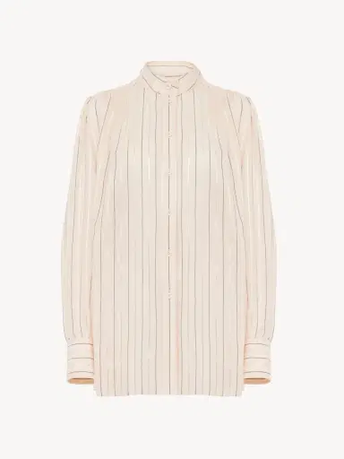 Chloé Gathered blouse in cotton & silk poplin | Thumbnail 2 Chloé Gathered blouse in cotton & silk poplin | Thumbnail 2