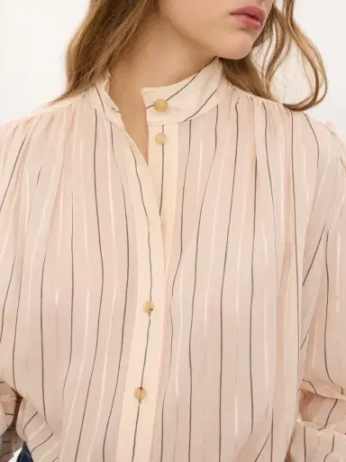 Chloé Gathered blouse in cotton & silk poplin | Thumbnail 5 Chloé Gathered blouse in cotton & silk poplin | Thumbnail 5