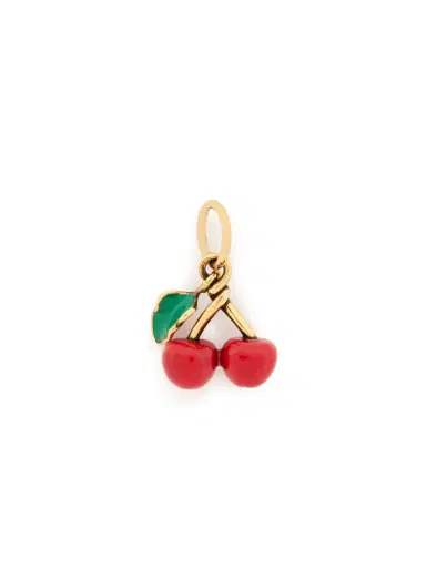 Chloé Cherry charm in brass | Thumbnail 2 Chloé Cherry charm in brass | Thumbnail 2