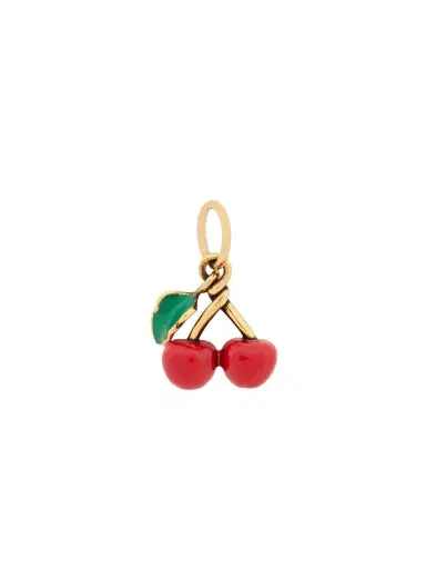 Chloé Cherry charm in brass | Thumbnail 1 Chloé Cherry charm in brass | Thumbnail 1