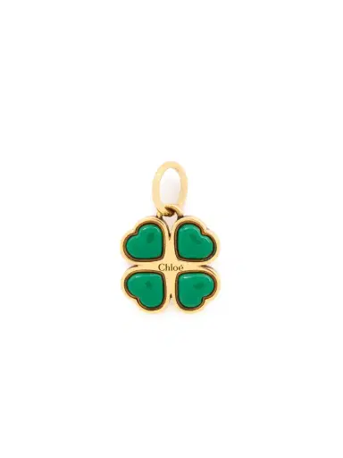 Chloé Clover charm in brass | Thumbnail 2 Chloé Clover charm in brass | Thumbnail 2