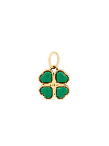 Chloé Clover charm in brass | Thumbnail 1 Chloé Clover charm in brass | Thumbnail 1