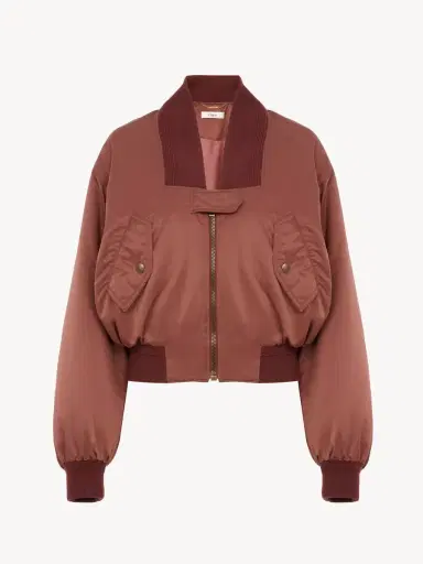 Chloé Bomber jacket in nylon | Thumbnail 2 Chloé Bomber jacket in nylon | Thumbnail 2