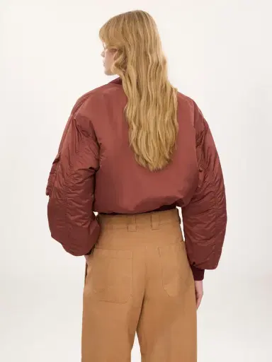 Chloé Bomber jacket in nylon | Thumbnail 5 Chloé Bomber jacket in nylon | Thumbnail 5