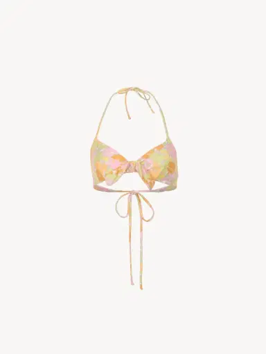 Chloé Sunbleached flower-print bikini top | Thumbnail 2 Chloé Sunbleached flower-print bikini top | Thumbnail 2