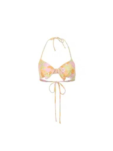 Chloé Sunbleached flower-print bikini top | Thumbnail 1 Chloé Sunbleached flower-print bikini top | Thumbnail 1