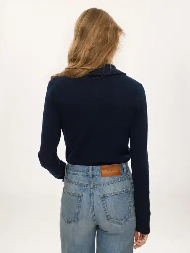 Chloé Fitted logo cardigan in a wool knit | Thumbnail 5 Chloé Fitted logo cardigan in a wool knit | Thumbnail 5