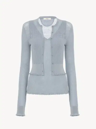 Chloé Twin set in a superfine wool knit | Thumbnail 2 Chloé Twin set in a superfine wool knit | Thumbnail 2