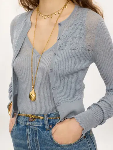 Chloé Twin set in a superfine wool knit | Thumbnail 7 Chloé Twin set in a superfine wool knit | Thumbnail 7
