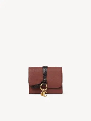 Chloé Small Alphabet tri-fold in grained leather | Thumbnail 2 Chloé Small Alphabet tri-fold in grained leather | Thumbnail 2