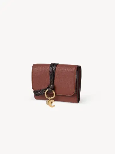 Chloé Small Alphabet tri-fold in grained leather | Thumbnail 3 Chloé Small Alphabet tri-fold in grained leather | Thumbnail 3