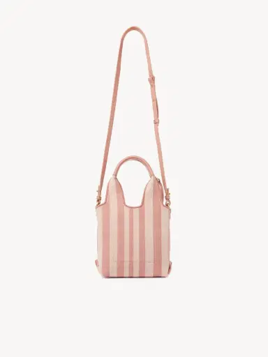 Chloé Mini Chloé Stripy tote bag in jacquard | Thumbnail 5 Chloé Mini Chloé Stripy tote bag in jacquard | Thumbnail 5