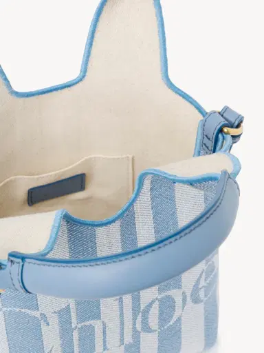 Chloé Mini Chloé Stripy tote bag in jacquard | Thumbnail 6 Chloé Mini Chloé Stripy tote bag in jacquard | Thumbnail 6