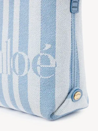 Chloé Mini Chloé Stripy tote bag in jacquard | Thumbnail 7 Chloé Mini Chloé Stripy tote bag in jacquard | Thumbnail 7