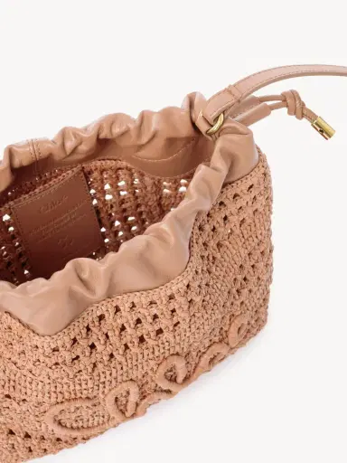 Chloé Mini Summer Banana drawstring shoulder bag in raffia | Thumbnail 6 Chloé Mini Summer Banana drawstring shoulder bag in raffia | Thumbnail 6