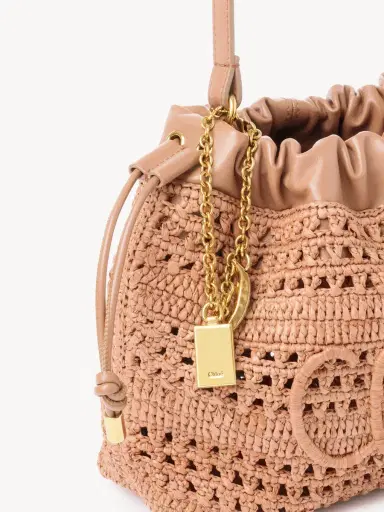 Chloé Mini Summer Banana drawstring shoulder bag in raffia | Thumbnail 7 Chloé Mini Summer Banana drawstring shoulder bag in raffia | Thumbnail 7