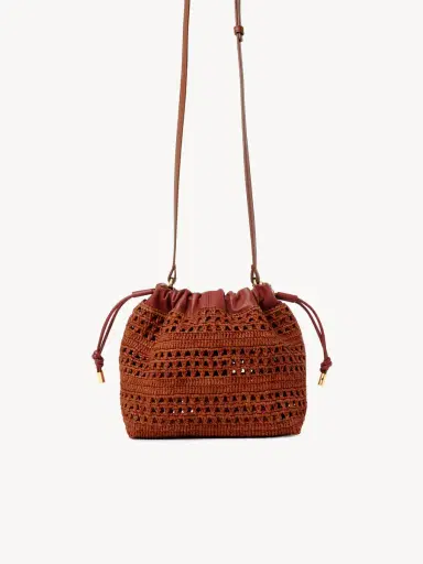 Chloé Mini Summer Banana drawstring shoulder bag in raffia | Thumbnail 5 Chloé Mini Summer Banana drawstring shoulder bag in raffia | Thumbnail 5