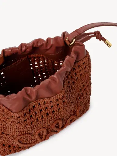 Chloé Mini Summer Banana drawstring shoulder bag in raffia | Thumbnail 6 Chloé Mini Summer Banana drawstring shoulder bag in raffia | Thumbnail 6