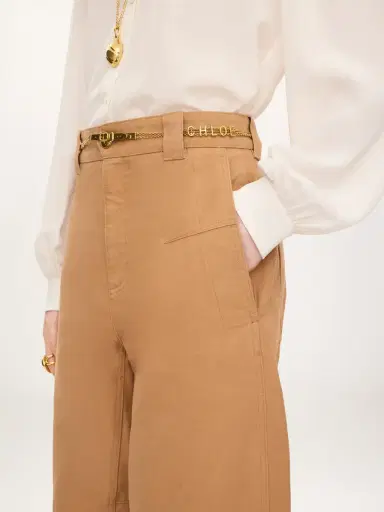 Chloé Barrel pants in cotton canvas | Thumbnail 6 Chloé Barrel pants in cotton canvas | Thumbnail 6