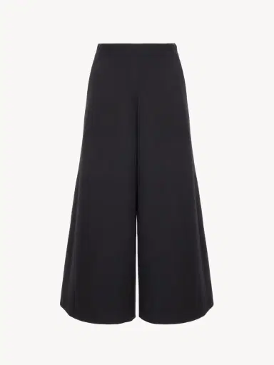 Chloé Wide-leg tailored pants in wool crêpe | Thumbnail 2 Chloé Wide-leg tailored pants in wool crêpe | Thumbnail 2