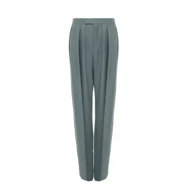 Chloé Tailored cigarette pants in wool gabardine | Thumbnail 1 Chloé Tailored cigarette pants in wool gabardine | Thumbnail 1
