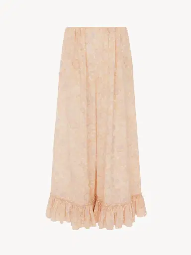 Chloé Cropped fluid pants in crêpe de chine | Thumbnail 2 Chloé Cropped fluid pants in crêpe de chine | Thumbnail 2